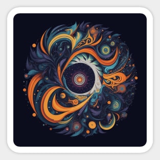 Celestial Kaleidoscope: Revealing Marvels of The Cosmos Sticker